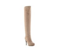 Sergio Rossi Suede and Leather Over the Knee Boot