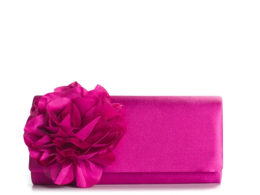 Lulu Townsend Side Flower Flap Clutch