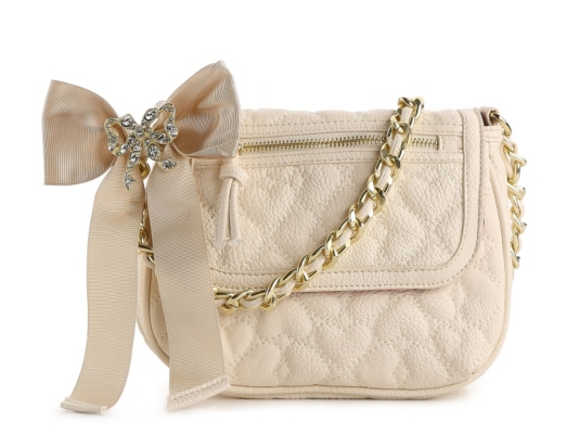 Betsey Johnson Quilted Love Cross Body Bag
