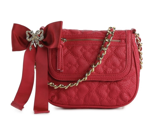 Betsey Johnson Quilted Love Cross Body Bag