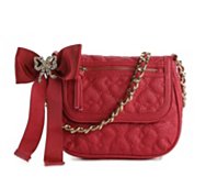 Betsey Johnson Quilted Love Crossbody Bag