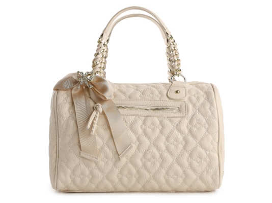 Betsey Johnson Quilted Love Satchel