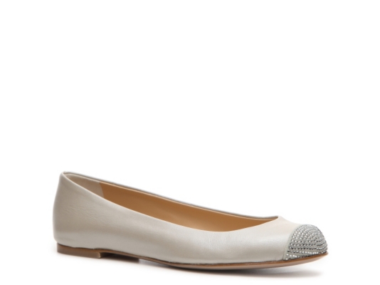 Giuseppe Zanotti Leather Cap Toe Flat