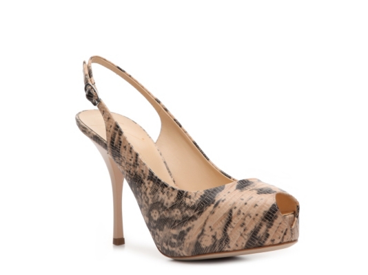 Giuseppe Zanotti Reptile Leather Slingback Pump