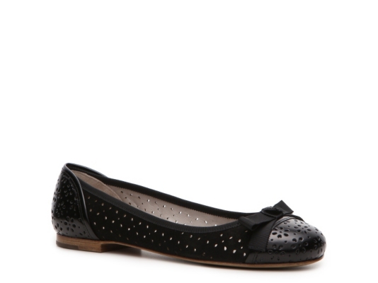Marc by Marc Jacobs Suede Bow Flat