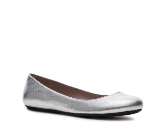 Marc by Marc Jacobs Metallic Leather Flat
