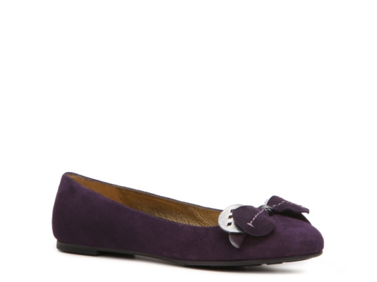 Marc by Marc Jacobs Suede Petal Flat