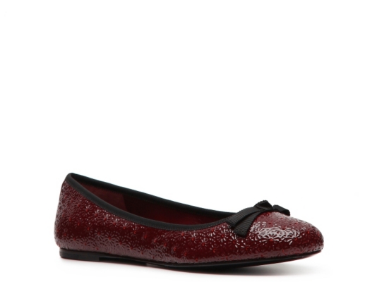 Marc by Marc Jacobs Patent Leather Bow Flat