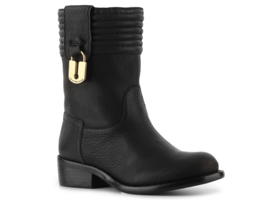 Marc by Marc Jacobs Pebbled Leather Moto Boot