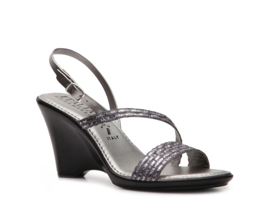 Italian Shoemakers Poly Wedge Sandal