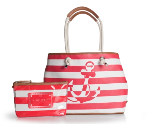 Nine West Large Stripe Tote