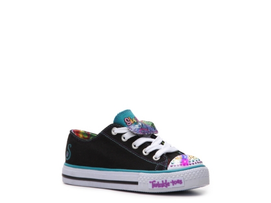 Skechers DT Pattycakes Girls' Toddler & Youth Light-up Sneaker