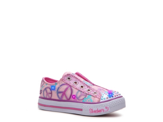 Skechers Lovable Girls' Toddler & Youth Light-Up Sneaker