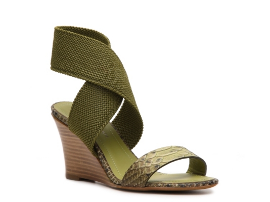 donna karan wedge sandals