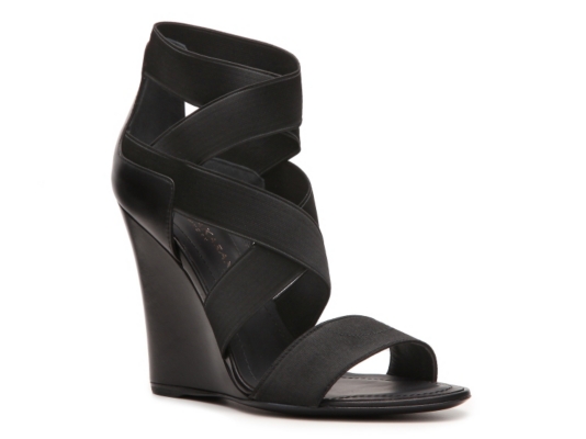 donna karan wedge sandals