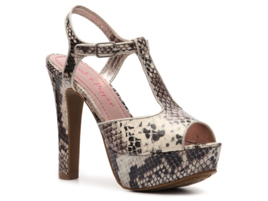Pink & Pepper Laura Snake Sandal