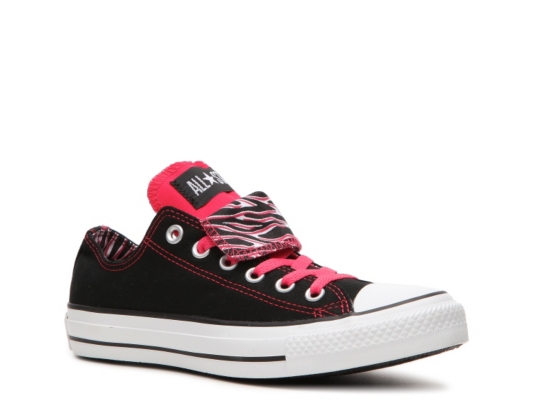 Converse Double Tongue Zebra Print Sneaker