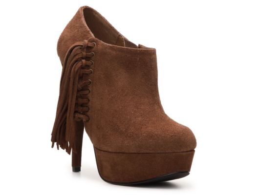 Bebe Perform Fringe Bootie