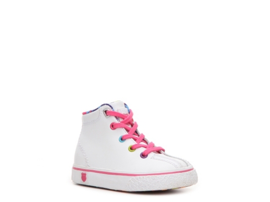 K-Swiss Clean Laguna Girls' Infant & Toddler High-Top Sneaker