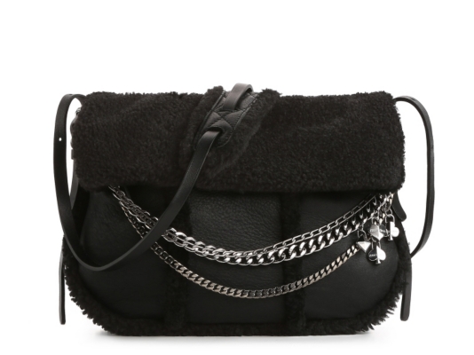 shearling hobo