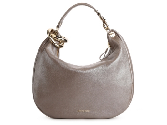 Jimmy Choo Solar Leather Large Hobo