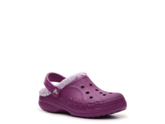 Crocs Baya Fleece Girls' Infant, Toddler & Youth Clog