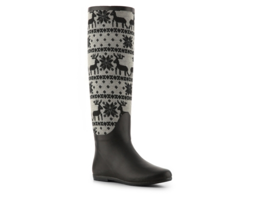 Volatile Raindrop Fair Isle Rain Boot