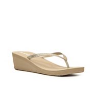 Reef Krystal Star Wedge Flip Flop