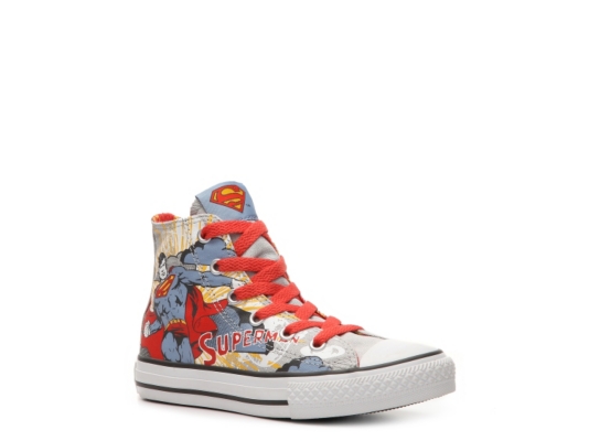 Converse All Star Superman 2 Boys' Toddler & Youth High-Top Sneaker