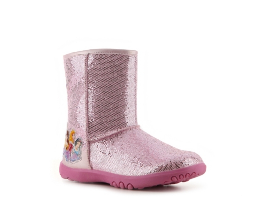 Disney Princess Girls' Toddler Glitter Boot