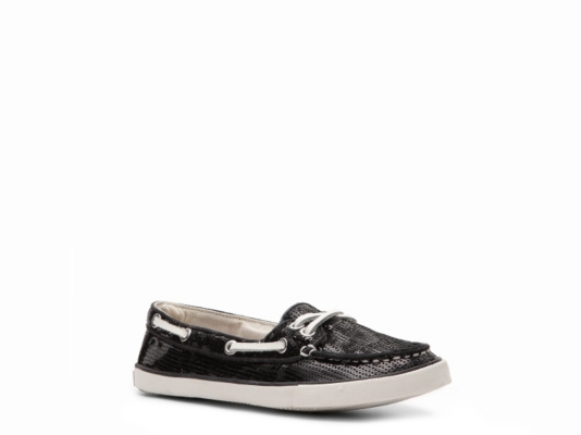 Ziggies Ahoy-Bling Girls' Youth Sequin Boat Shoe