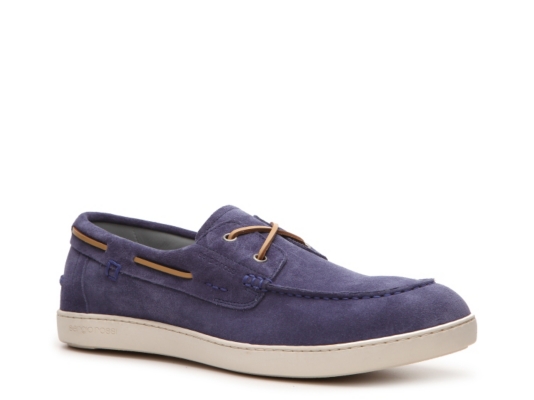 Sergio Rossi Suede Boat Shoe