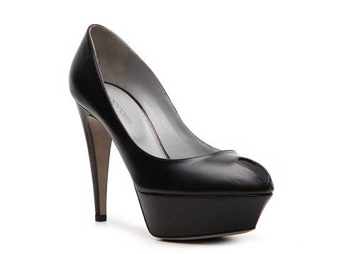 Sergio Rossi Platform Keyhole Pump | DSW