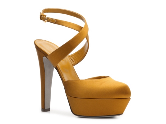 Sergio Rossi Satin Platform Pump
