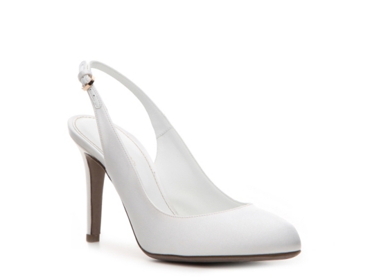 Sergio Rossi Satin Slingback Pump