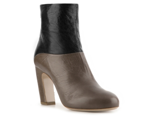 Miu Miu Two-Tone Leather Bootie