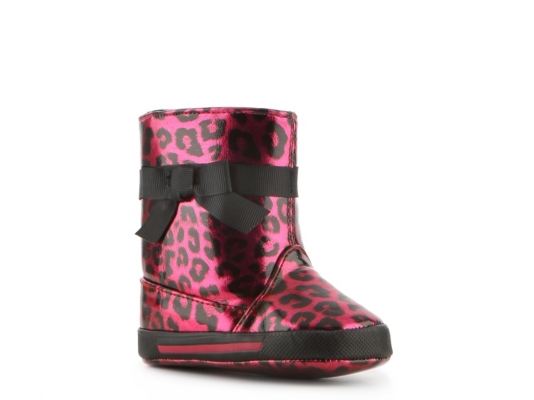 Natural Steps Lil Safari Girls' Infant Leopard Print Bootie