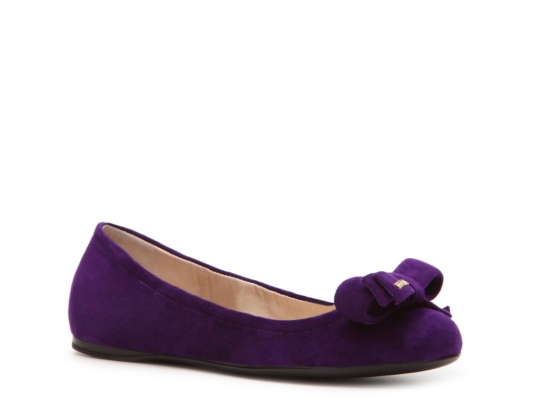 Prada Suede Bow Flat