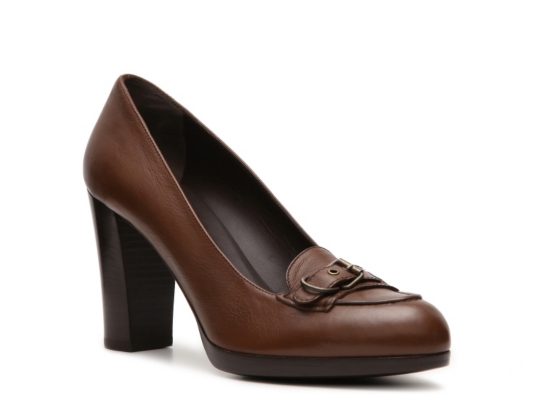 Bally Mallika Leather Buckle Pump