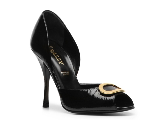 Bally Amiata Patent Leather Buckle Pump