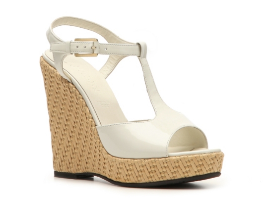 Bally Palomita Patent Leather Wedge Sandal