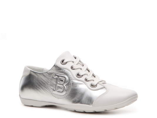 Bally Kayak Metallic Leather Logo Sneaker