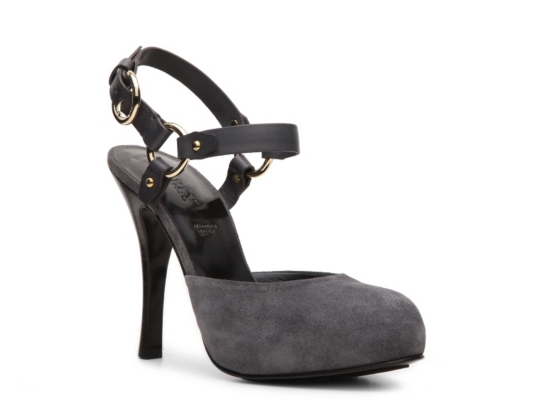 Bally Nobli Suede Platform Pump
