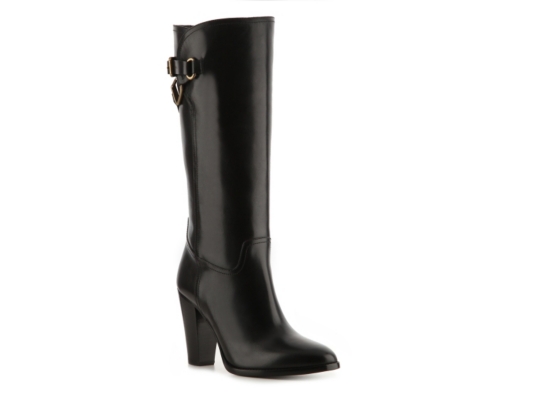 Ralph Lauren Collection Nichele Leather Buckle Boot