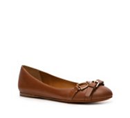 Ralph Lauren Collection Umina Leather Buckle Flat