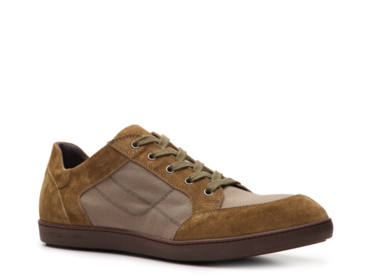 Sergio Rossi Suede & Canvas Sneaker