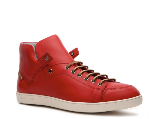Sergio Rossi Leather Mid Sneaker