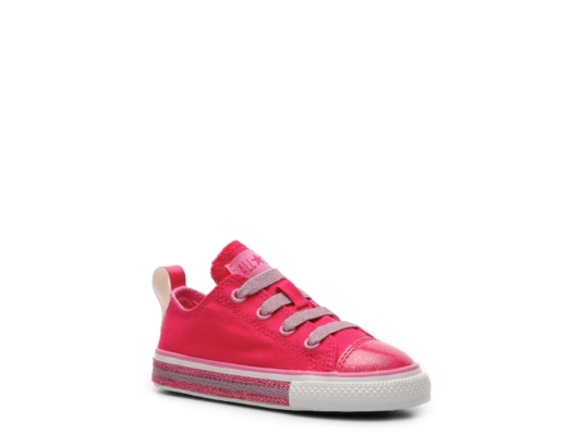 Converse All Star Girls' Infant & Toddler Stretch Lace Sneaker