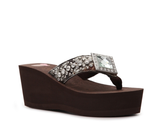 dsw flip flop wedge