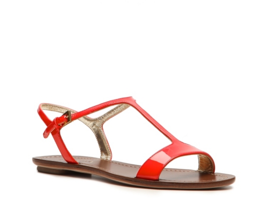 Prada Patent Leather Flat Sandal